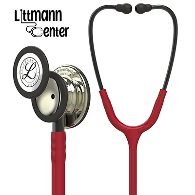 گوشی پزشکی لیتمن کلاسیک 3M زرشکی شامپاینی 5864